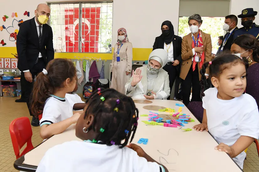Emine Erdoğan, Togo'da Türkiye Maarif Vakfı Eğitim Kampüsü'nün açılışına katıldı