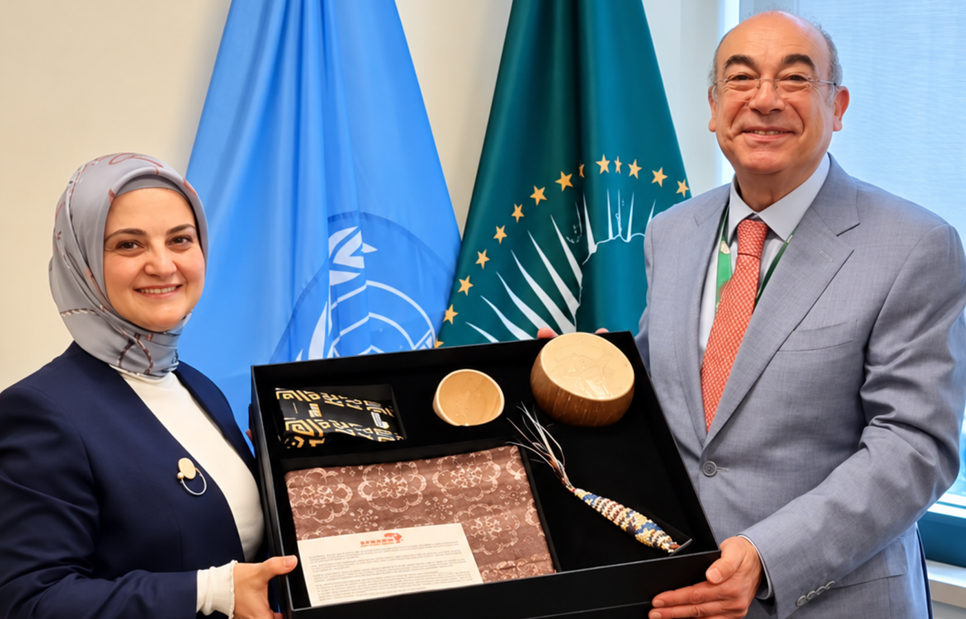 Afrika Birliği Daimi Gözlemcisi Büyükelçi Mohamed Edrees’e Ziyaret